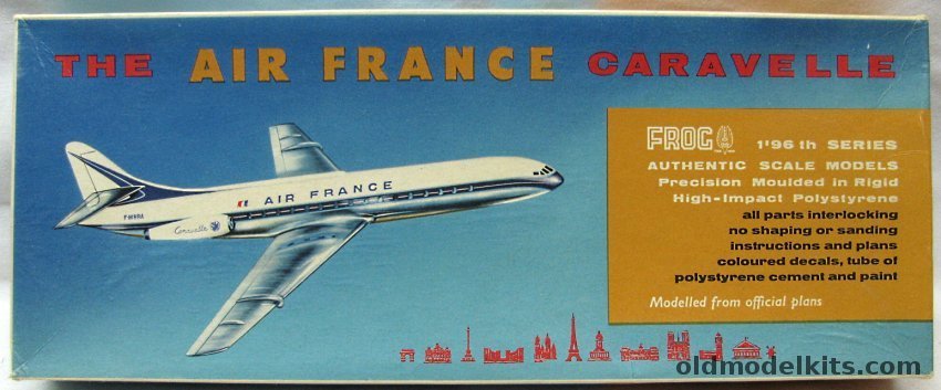 Frog 1/96 SE 210 Caravelle Air France, F357 plastic model kit